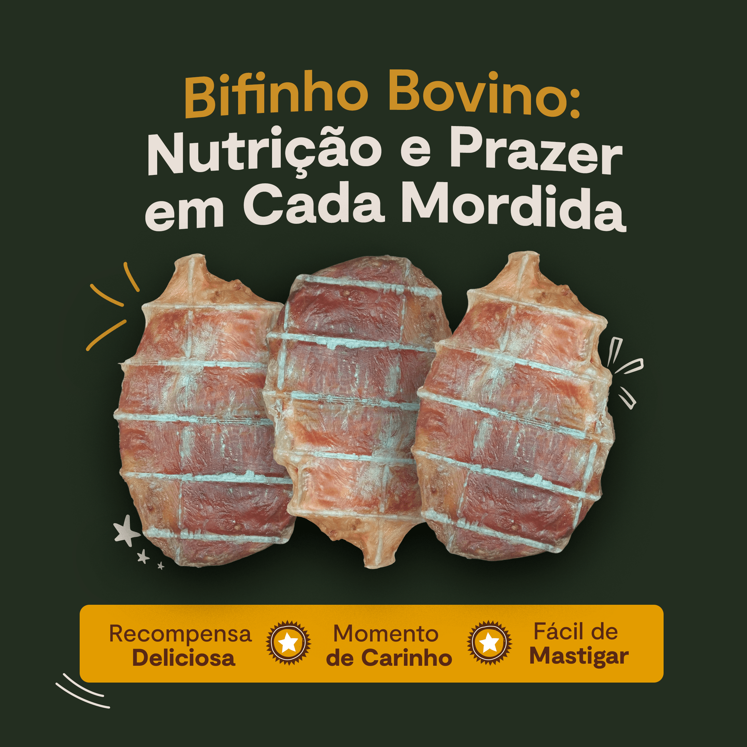 Bifinho bovino - Furest Pet Brasil