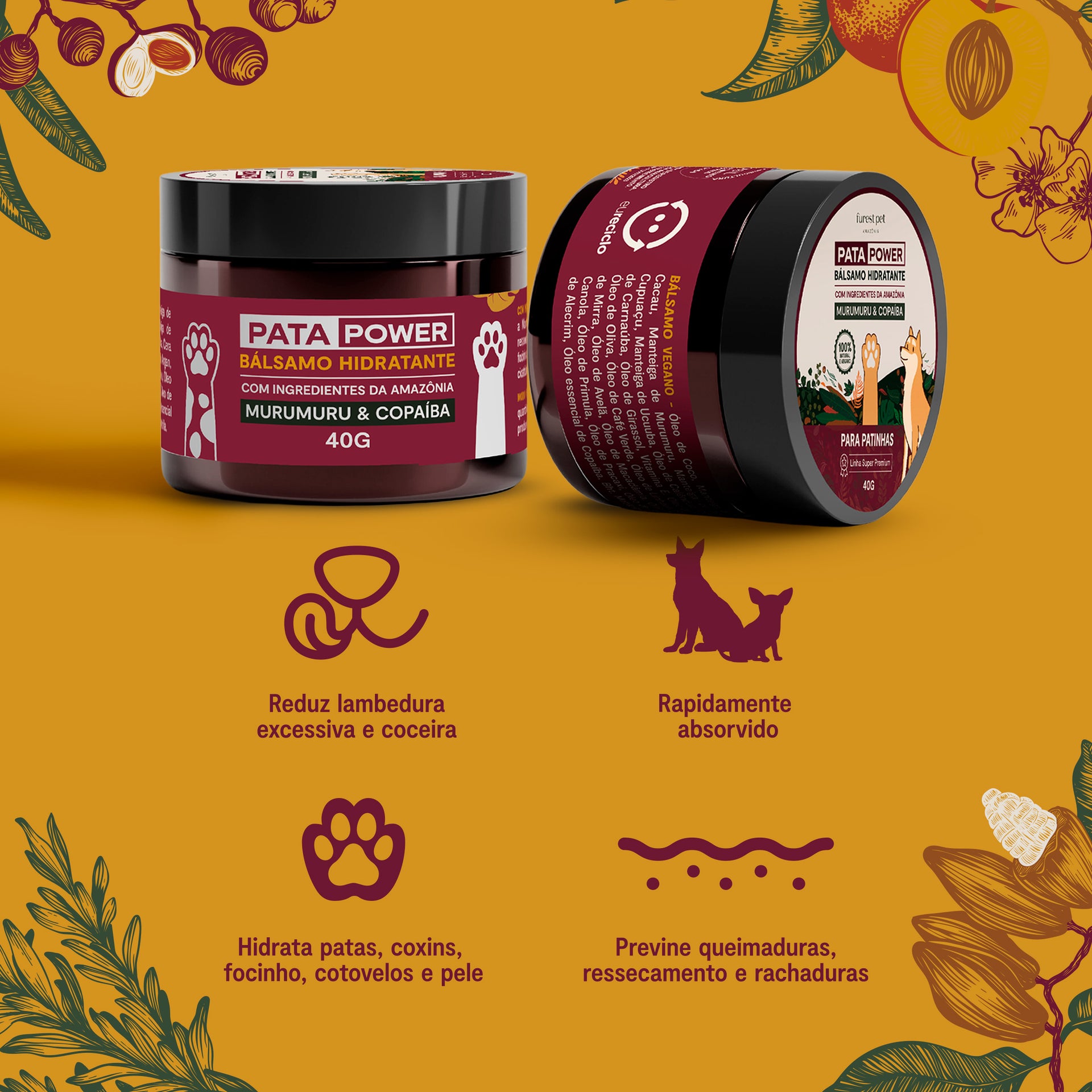 Pata Power - Balm Hidratante – Furest Pet Brasil