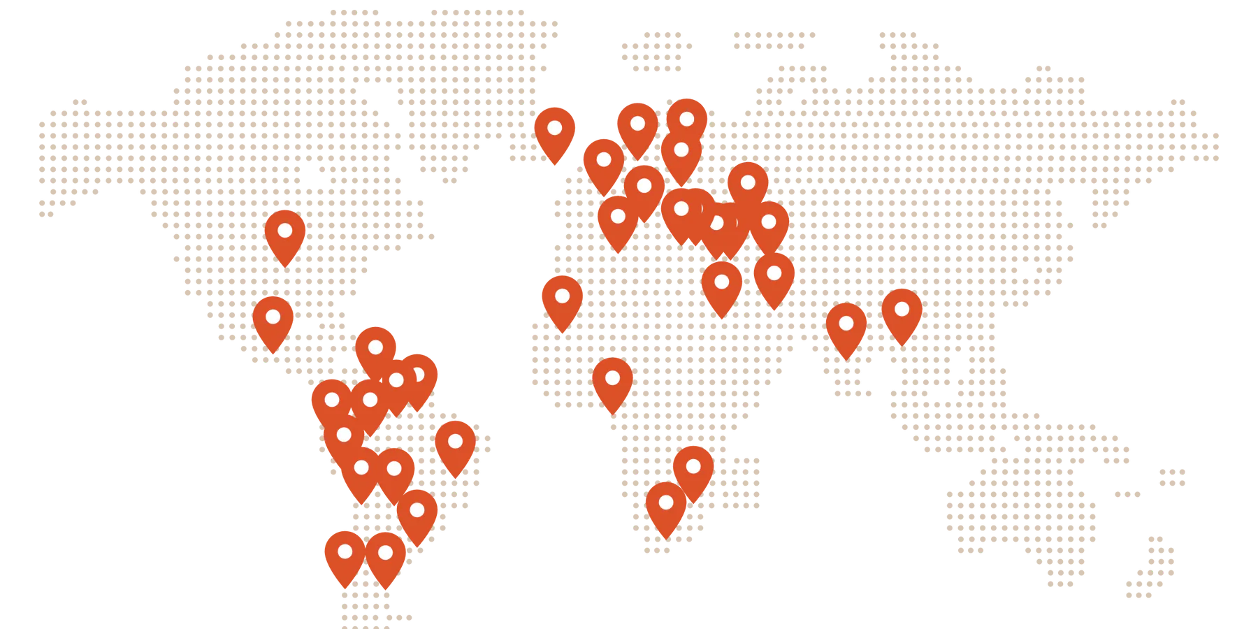 Mapa da comunidade Furest Pet pelo mundo